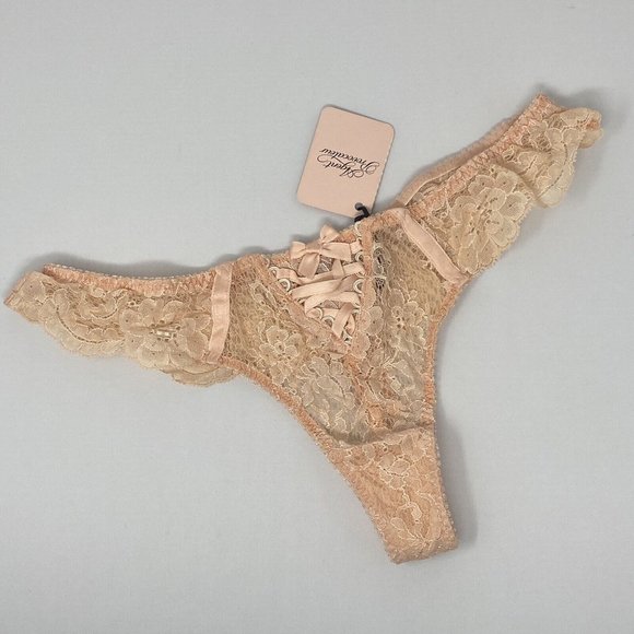 Agent Provocateur Peachy Thong AP4 Large NWT